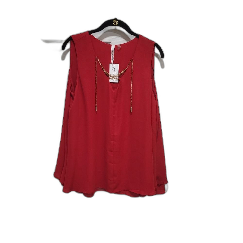 NEW Flowy Top with CHAIN ACCENT LARGE